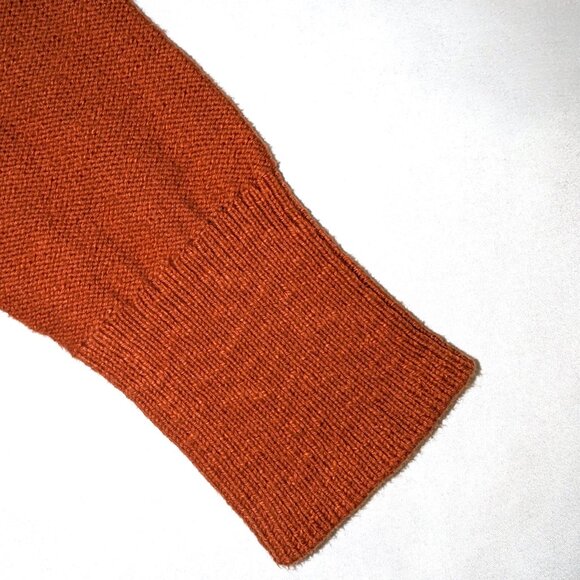 Madewell | Clairview Hoodie Sweater in Maple Glow Rust Orange | Size XXS - Picture 8 of 11